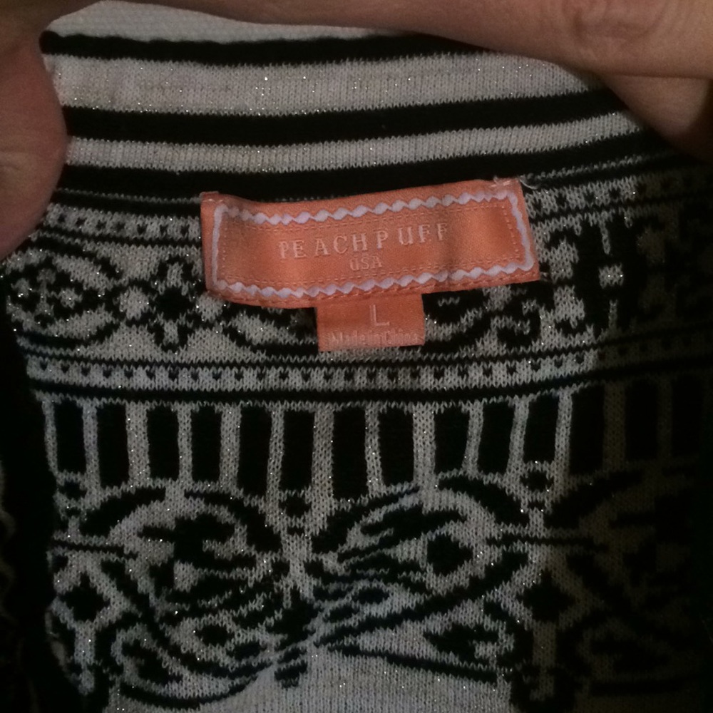 Black and cream sweater Skirt ! - Picture 6 of 7